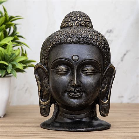 Buy Heeran Art Polystone Home Decor Decoration Buddha Idol Statue ...
