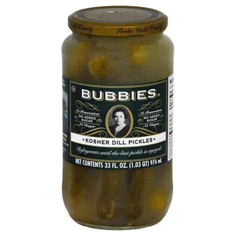 Bubbies Kosher Dill Pickles - Shop Pickles & cucumber at H-E-B