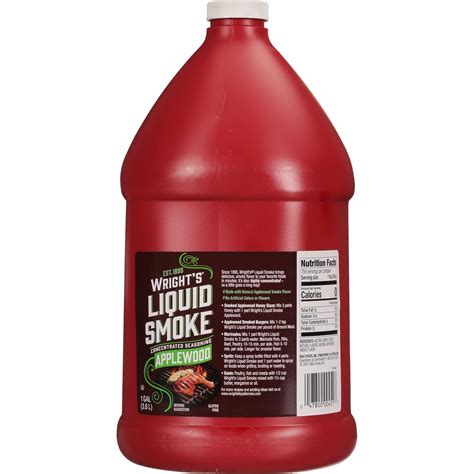 Amazon.com : Wright's Liquid Smoke Applewood 1 Gallon : Grocery ...