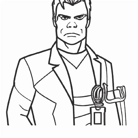 7 Desenhos de Dexter Morgan para Imprimir e Colorir