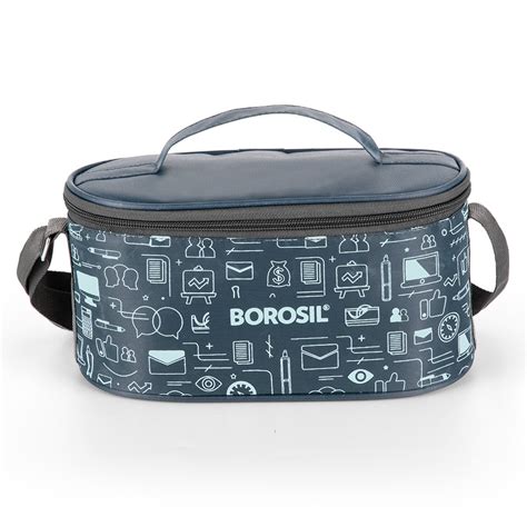 Buy Borosil CarryFresh Lunch Bag For Lunch Box Set of 4, (280ml x 2 ...
