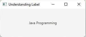 JavaFX Label 的图像结果