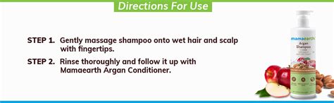 Buy Mamaearth Argan Shampoo with Argan and Apple Cider Vinegar for ...