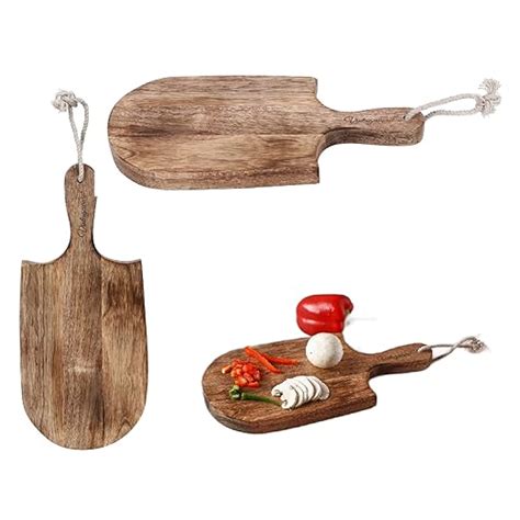 Buy Vintageware Mango Wood Chopping Board with Handle for Vegetables ...