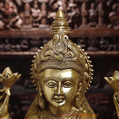 Shop Lord Vishnu & Goddess Lakshmi Brass Idol | Best Price Online ...