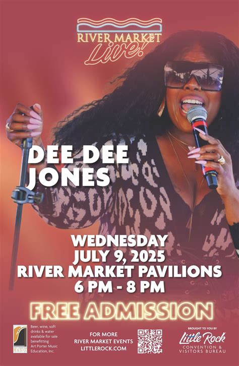 River Market Live! Featuring Dee Dee Jones, Little Rock River Market, 9 ...