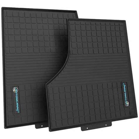 Floor Mat Set W/ Grooved Design & Channeled Edges For Freightliner 113 ...
