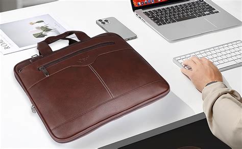 EXIM Office Bag for Man 15.6 inch Vegan Leather Laptop bags Men Use ...