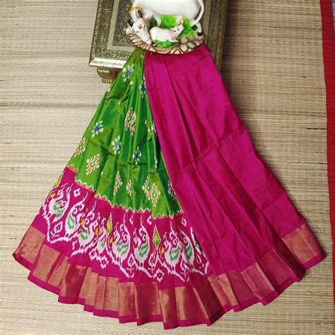 Pochampally ikkat silk lehengas - Medium size | Order direct from ...