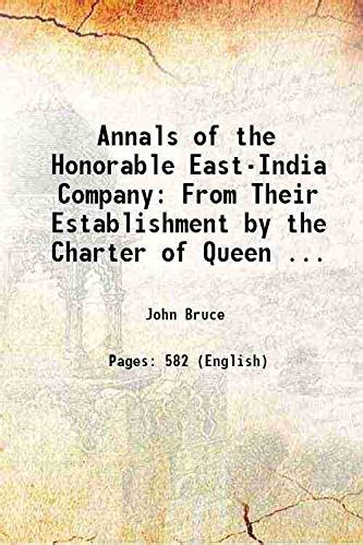 Amazon.in: Buy Annals of the Honorable East-India Company: From Their ...