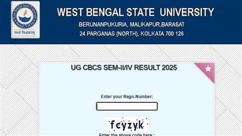 WBSU releases UG CBCS & NEP sem-II/IV results 2025 at wbsuexams.net ...