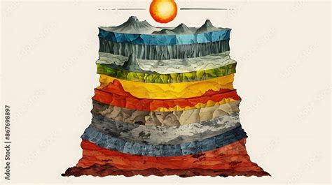 Earth Layers Science Project 的图像结果