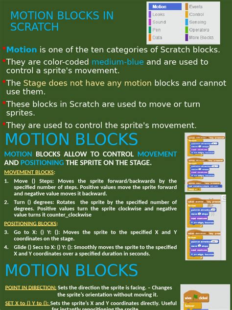 Image result for Scratch Motion