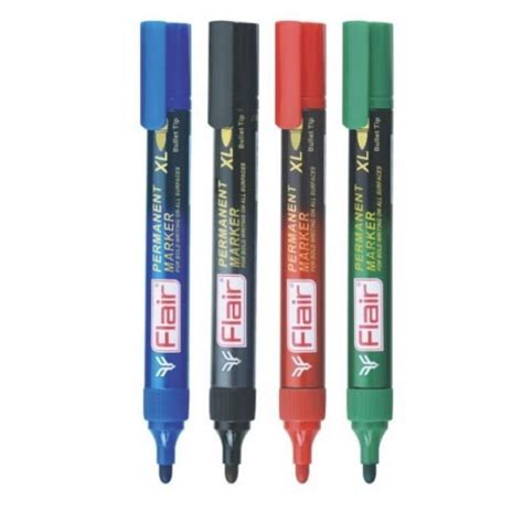Flair Permanent XL Marker Pack Of 4 - SCOOBOO - Flair