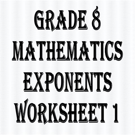 Image result for 8th Grade Math Fluency Exponents