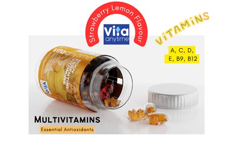 Vita Anytime Body Essential Multivitamin Gummies – Antioxidants Boost ...