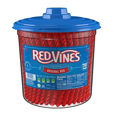 Buy Red Vines Licorice, Original Red Flavor Soft & Chewy Candy Twists ...