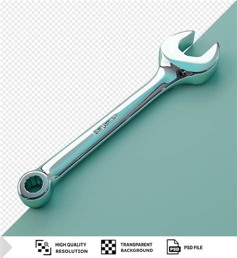 Psd picture wrench on a blue background | Premium AI-generated PSD