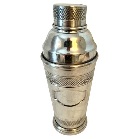 Stainless Steel Three part Cocktail Shaker For Sale at 1stDibs
