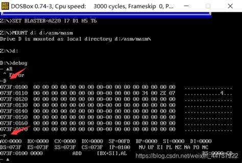 Image result for DOSBox Debug Command