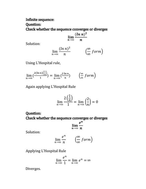 Image result for Infinite Sequence Math