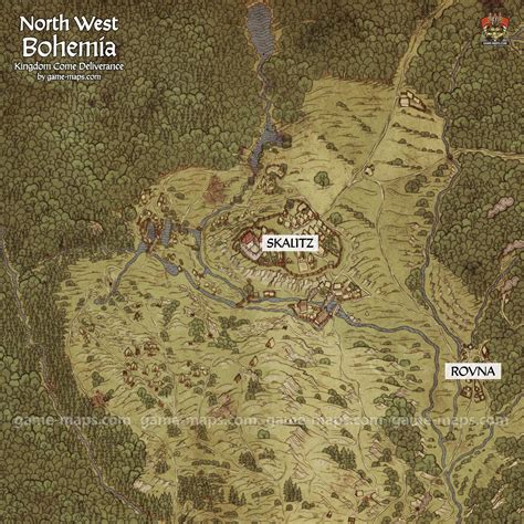 Bohemia Map Bohemia (1842–1853) Second Military Survey Of The