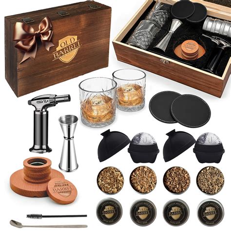 Buy Whiskey Smoker Kit with Torch, Bourbon Whiskey Gifts for Men ...