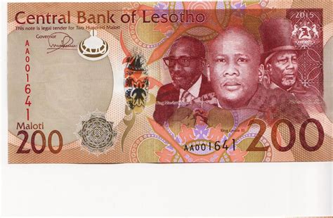 Currency Of Lesotho