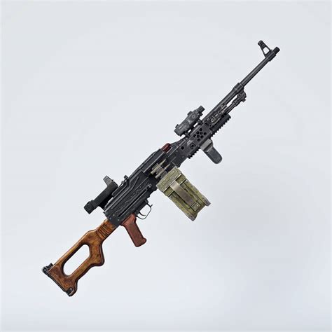 Pecheneg PKP TK Storm Machine Gun for G8f and G9 - Daz Content by Loriel