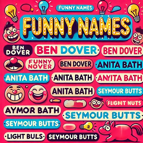 Brighten Your Day with These 200+ Side-Splitting Funny Names - Orange Dip
