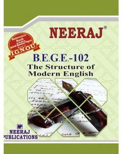 IGNOU BEGE-102 The Structure Of Modern English (Including Solved ...