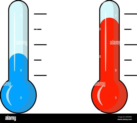 Cartoon Temperature Thermometer