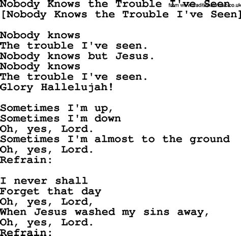 Lyrics Nobody's Home