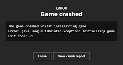 Image result for Minecraft Crash Code 1 Invalid Java Runtime Configuration Fix