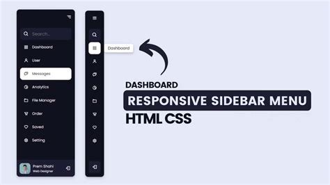 Image result for Sidebar for HTML