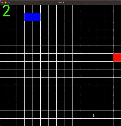 Python Turtle Snake Game 的图像结果