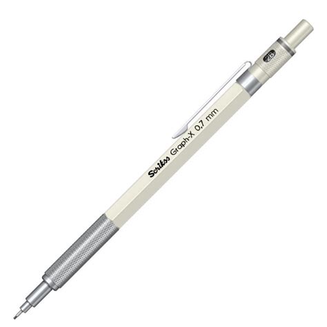 htconline.in| Scrikss Graph X Mechanical Pencil 0.7mm, White - htconline.in
