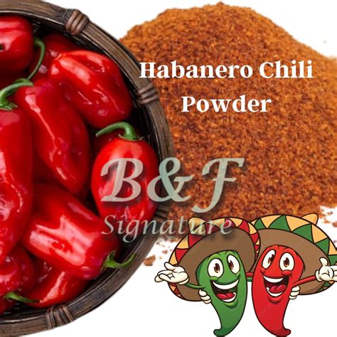 Habanero Powder 50g - 500g 墨西科 辣椒粉 Mexico Habanero Chili Powder ...