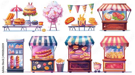 Street Market Cartoon 的图像结果