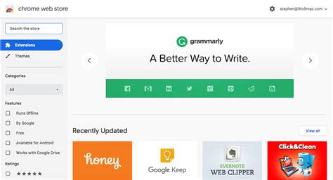 Chrome Web Store 的图像结果