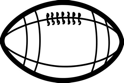 Vector silhouette of america football on white background 23569944 Vector Art at Vecteezy