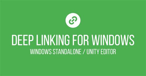 Image result for Unity Enable Deep Linking