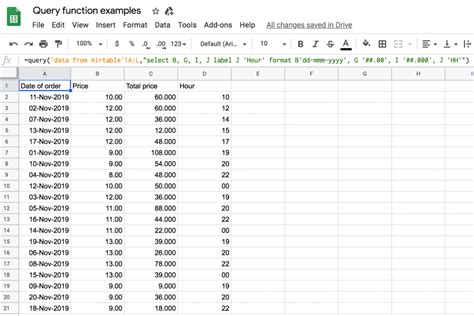 Image result for Query Google Sheets Tutorial