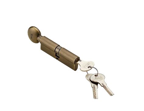 IPSA Euro Profile Cylinder Lock Computer Key One Side Key and Knob Osk ...