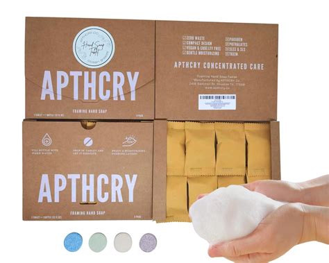Amazon.com : APTHCRY Foaming Soap Refills - Foaming Hand Soap Tablet 8 ...