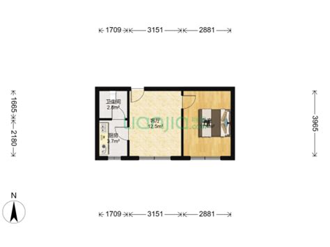 52平米的小户型 精致生活融入袖珍小空间(组图)-家居快讯-北京房天下家居装修