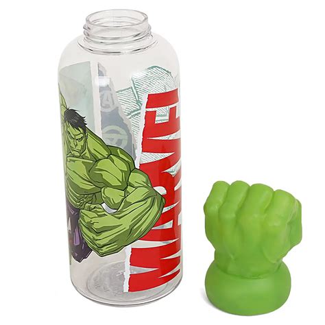 Disney Hulk Stor 3D Figurine Water Bottle, 560ml, Multicolour