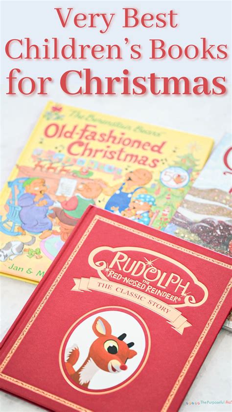 Christmas Books for Kids Pin - The Purposeful Nest