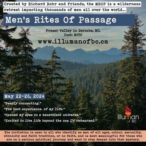 Illuman of PNW Mens Rites of Passage, Deroche, British Columbia ...