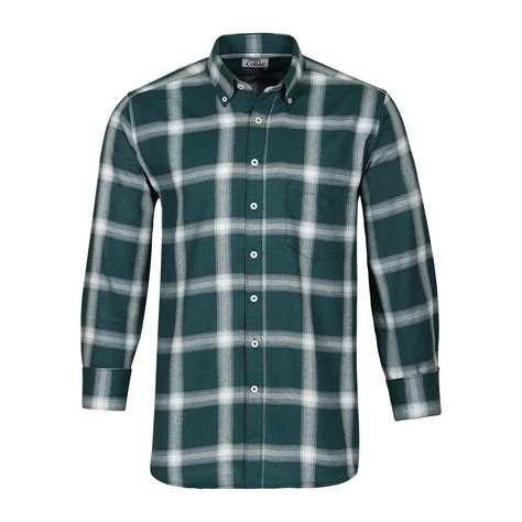 Forest Green Plaid Check Button Down Regular fit Shirt – Thestiffcollar.com